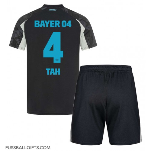 Bayer Leverkusen Jonathan Tah #4 Fußballbekleidung 3rd trikot Kinder 2024-25 Kurzarm (+ kurze hosen)